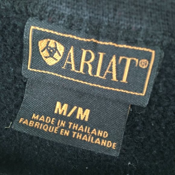 ARIAT Black Sweater (W2-187) - Picture 2 of 7